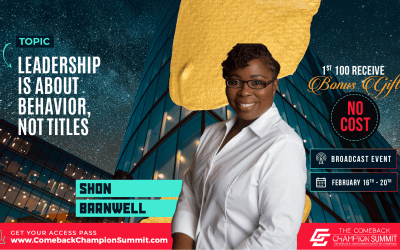Comeback Champion Summit – Feb 16-20